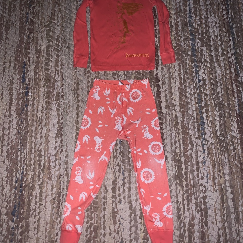 Hanna Andersson Red Pocahontas Pajama Set
